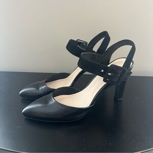 Franco Sarto women’s size 8 black slingback heels